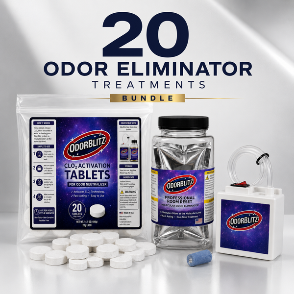 Odor Removal -Bundle (Machine + 20 Treatments)