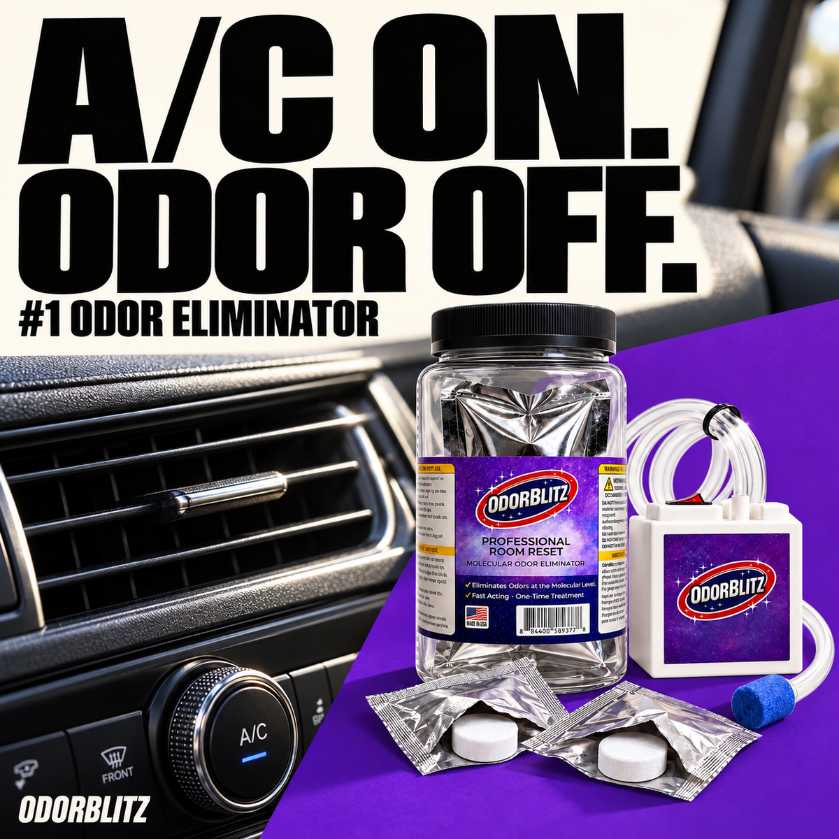 Odor Removal -Bundle (Machine + 20 Treatments)