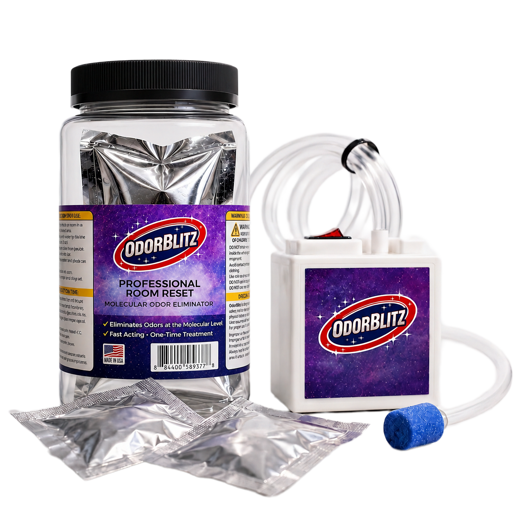 OdorBlitz Professional Room Reset Kit
